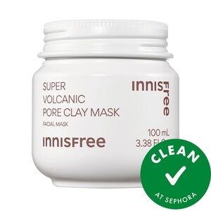 💛2/$25 INNISFREE Super Volcanic Pore Detoxing Clay Mask with AHAs + Oil Control